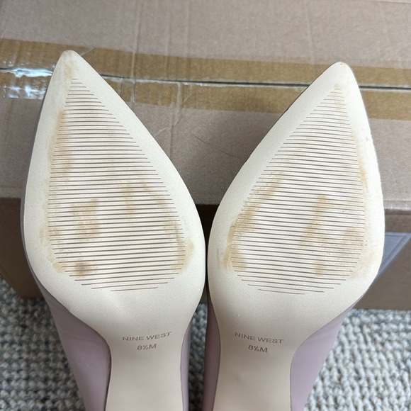 NWOT • Nine West Women's Tatiana Dress Pump • Natural Leather • Size 8.5 • 4in - Picture 15 of 17